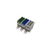 shumee Razdelilni blok - distribucijski HLAK25 3P siva, modra, zelena 2xAl/Cu 25mm+16mm 1000VAC/1500VDC MAG3251ABG