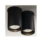 Shilo 1112 - Reflektorska svjetiljka ARIDA 2xGU10/15W/230V 9 cm crna