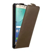 Cadorabo Cadorabo Ohišje, združljivo z Samsung Galaxy S6 EDGE PLUS v kava rjava - Zaščitni ovitek v obliki flipa z magnetnim zapiranjem, (20566684)
