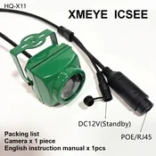 KJB Zunanja IP kamera z nočnim vidom, 4 MP, objektiv 2,1 mm, PoE