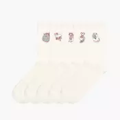 Cropp - Pakovanje od 5 para carapa - white