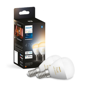 SET 2x LED Prigušiva žarulja Philips Hue WHITE AMBIANCE P45 E14/5,1W/230V