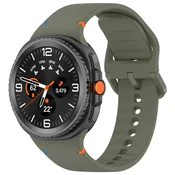 Silikonski pas Techsuit W079 za Samsung Galaxy Watch8 40mm/Watch8 44mm/Watch8 Classic 46mm - zelen