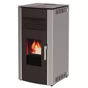 ALFA PLAM pec na pelet LUCA R  Drveni pelet, 8 kW, Bordo, Pozadi