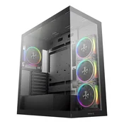 Ohišje Deepcool CG580 4F V2 MidiATX - črna RGB