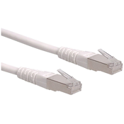 ROLINE Roline 21.15.0829 RJ45 omrežni kabel\, Patch kabel CAT 6 S/FTP 1.50 m bela 1 kos, (20420757)