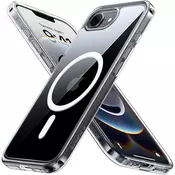 Premium ovitek Torras Guardian Magnetic za iPhone 16e/17e - clear
