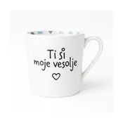 HOME COLLECTION SKODELICA 400ML TI SI MOJE VESOLJE