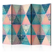 artgeist Paravan Oriental Triangles I, 5-Delni, Dvostranski