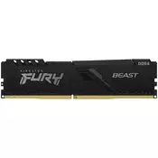 Kingston 8GB 3200MT/s DDR4 CL16 DIMM FURY Beast Black pomnilnik - KF432C16BB/8