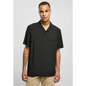 Viscose Camp shirt in black