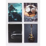 Etui za osebno izkaznico, stoječ, z 10 vložki, vzorčast PVC, Extended Personal, za fanta