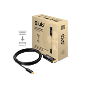 KLUB 3D kabel HDMI na USB-C CAC-1334, 4K@60Hz, aktivan, 1,8 m