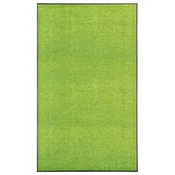 Vidaxl Pralni predpražnik zelen 90x150 cm