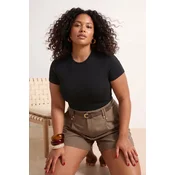Trendyol Curve Ženska bluza Tbbss26Af00110, Crna