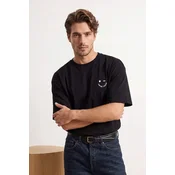 Trendyol Muška majica Tmnss26Ts00048, Crna