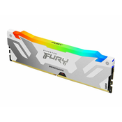 KINGSTON RAM memorija DIMM DDR5, 16GB, 6.000MHz, FURY Renegade RGB White (KF560C32RWA-16)