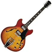 Sire Larry Carlton H7T Cherry Sunburst Jazz kitara (polakustična)