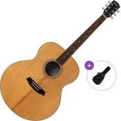 Pasadena PJ-300 Basic SET Natural Satin Jumbo akusticna gitara