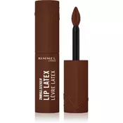 Rimmel Thrill Seeker Lip Latex tekoča šminka odtenek 600 Cappuccino Deep 6 ml