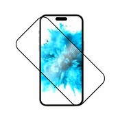 Zaščitno kaljeno steklo 3D z okvirjem za Xiaomi Poco X7 – črno