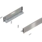 BLUM LEGRABOX pure stranica predala, višina M, NL 400, INOX (Anti-Fingerprint)