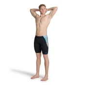 Mens swimsuit arena planet water swim jammer black/white multi xl -