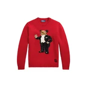 Polo Ralph Lauren Pulover rjava/rdeča/črna/bela