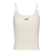 Tommy Jeans Ženska majica na bretele, Bela
