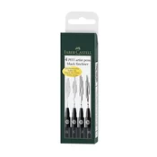 Flomastri Art Pen PITT set 4 [XS-S-F-M] črna (Art Pen PITT -)