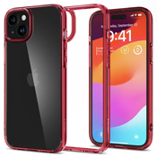 Spigen Ultra Hybrid etui za iPhone 15 Plus rdeč