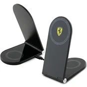 Ferrari Zložljiv brezžični polnilnik Ferrari MagSafe 15W s črnim logotipom