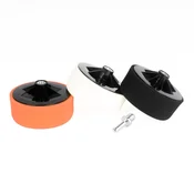 slomart Set polirnih gobic AMiO, 125 mm, 3 kos + adapter M14