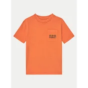 Guess Majica L5RI30 K8HM4 Oranžna Regular Fit