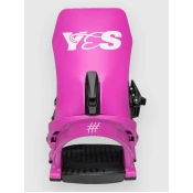 YES Rebel 2026 Snowboard Bindings party pink