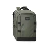 Pepe Jeans Ranac 44cm sa pregradama za laptop i tablet Matlock khaki