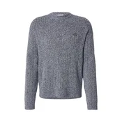 Calvin Klein Jeans Pulover temno siva/bela
