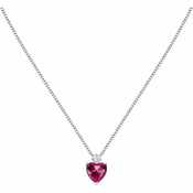 Morellato Romantična srebrna ogrlica s srcem Tesori SAIW161