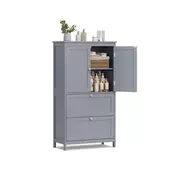 Songmics Kopalniška omarica 30x60x110 cm siva