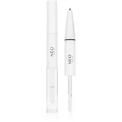 NEO MAKE UP Intense Serum 2in1 Lipliner & Lipgloss črtalo in sijaj za ustnice odtenek 04 Peach Cashmere 1 kos