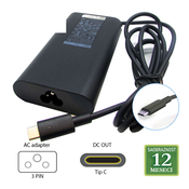 DELL 20V-4.5A ( C TYPE ) USB-C 90W LAPTOP ADAPTER