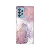 TELEMPIRE Silikonska maska Print za Samsung A525F/A526B/A528B Galaxy A52 4G/A52 5G/A52s 5G Pink Marble roze