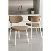 HANAH HOME Set stolica (2 dela) Toldy Cappuccino White