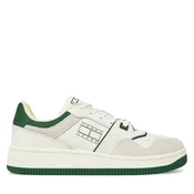 Tommy Jeans Nizke superge pesek/zelena