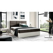 Boxspring postelja Wood 2 - 200x200 cm - nordijski tik
