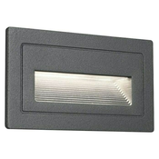 Paulmann LED ugradbena svjetiljka (4 W, Topla bijela, Antracit)