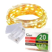 shumee LED lučke v obliki solze na fleksibilni žici - topla bela svetloba, na baterije