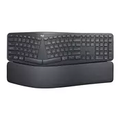 Logitech ERGO K860 tipkovnica Office Bluetooth QWERTY US Međunarodna Grafit