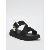 Trendyol Shoes Ženske papuce Takss25Te00006, Crne