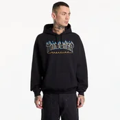 Mikina Thrasher Flame Hoodie Black XL